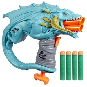 NERF Dungeons & Dragons Rakor Blaster with 4 Darts included